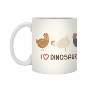 Ly sứ  hình I Love Dinosaurs