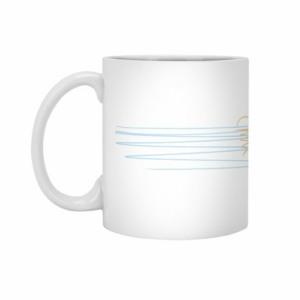 Ly sứ  hình Minimal Sunset