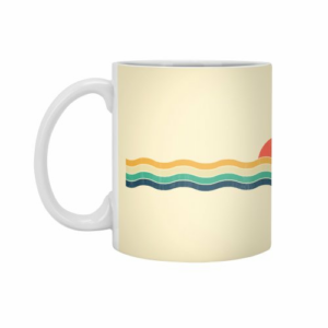 Ly sứ  hình Wave Minimalist