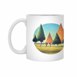 Ly sứ  hình Triangular Trees