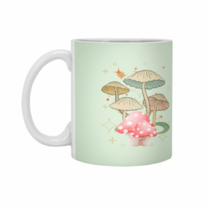 Ly sứ  hình Vintage Cute Mushroom Lover