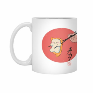 Ly sứ  hình Happy Sushi