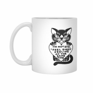 Ly sứ  hình Feelings (Black)