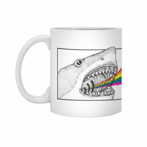 Ly sứ  hình Rainbow shark