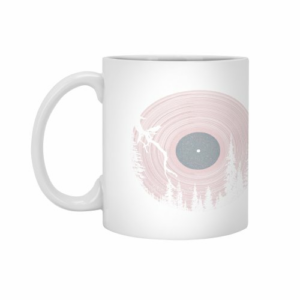 Ly sứ  hình Forest Vinyl Music