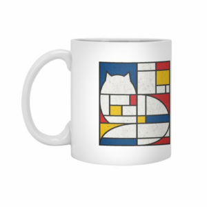 Ly sứ  hình Cat on the Block