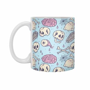 Ly sứ  hình Skull and Horror