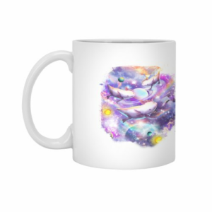 Ly sứ  hình Space Axolotl