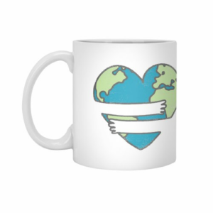 Ly sứ  hình Love the Earth