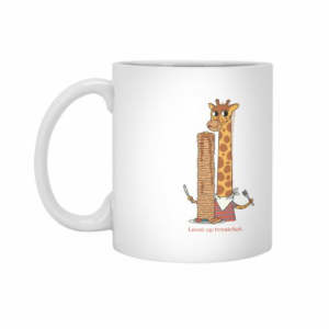 Ly sứ  hình Level Up Breakfast